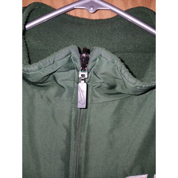 Nike Michigan State Reversible Green/White Jacket Men’s Size 3XL 54×32 Vintage - Picture 12 of 16